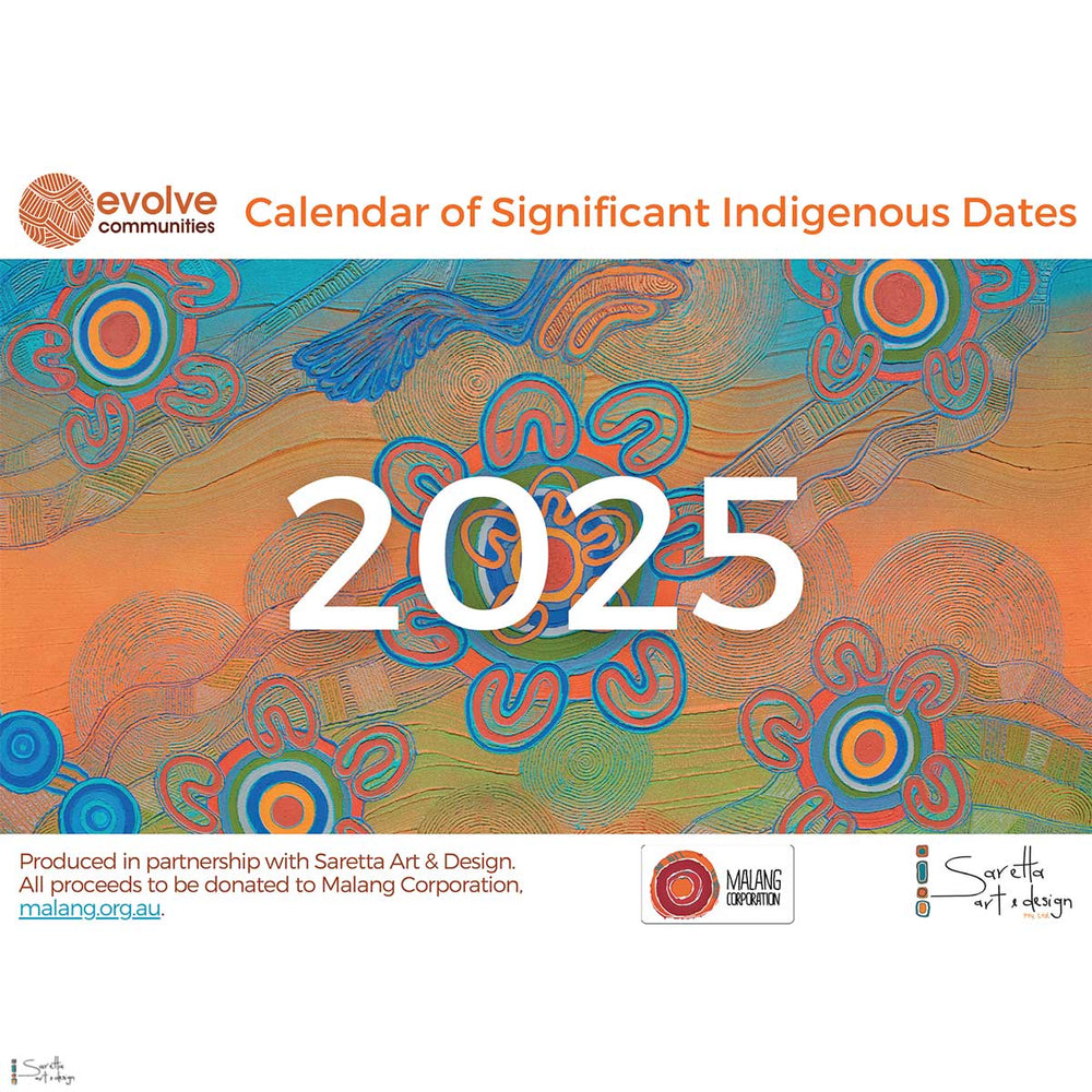 2025 CALENDAR OF SIGNIFICANT INDIGENOUS DATES – Saretta Art & Design