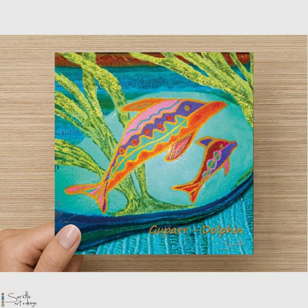 Greeting Card - Guparr Dolphin