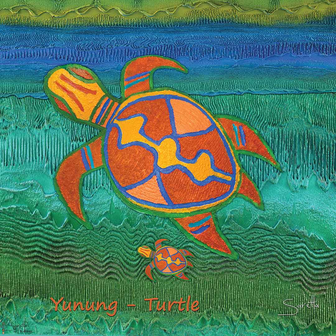 Cushion Cover - Totem Yunung Turtle