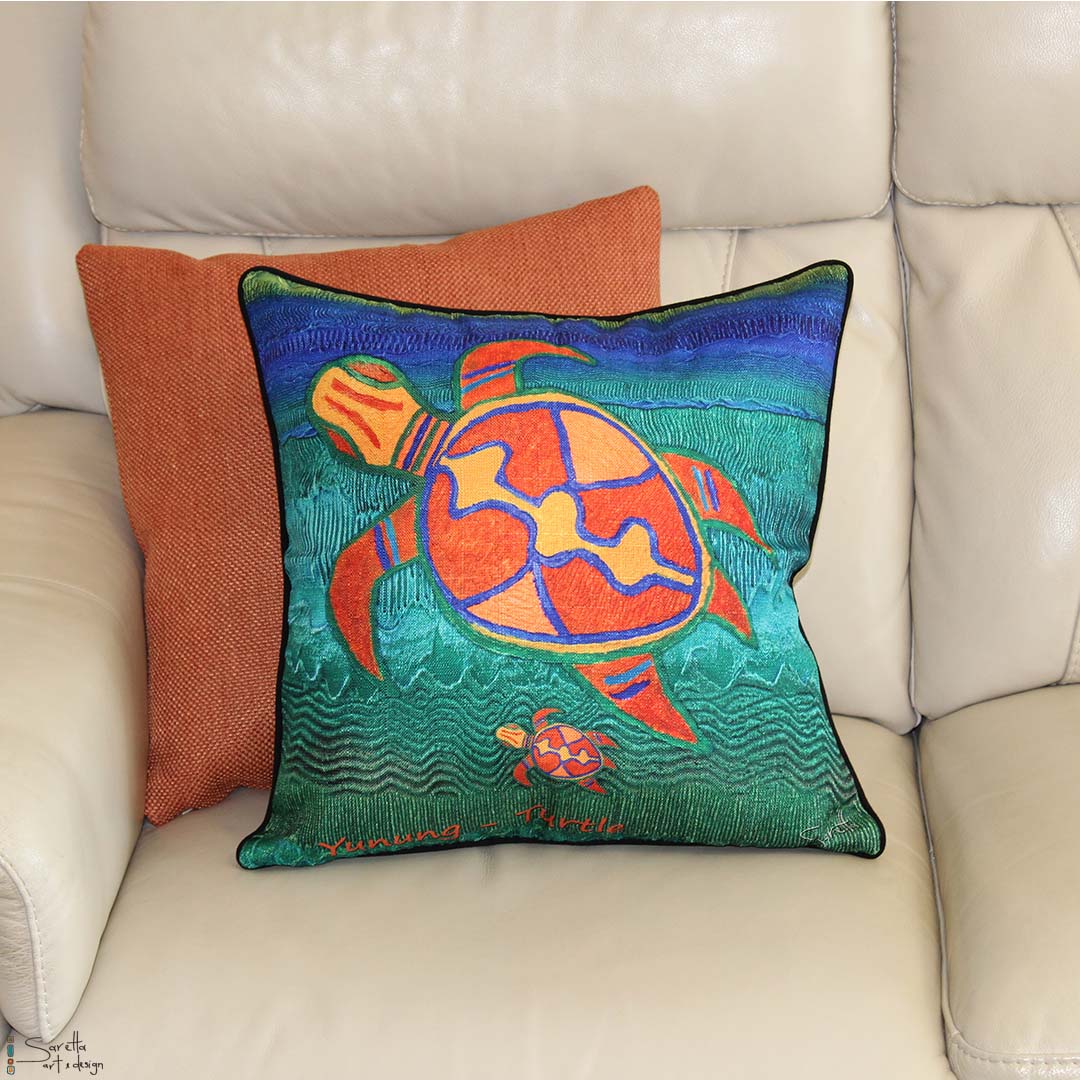 Cushion Cover - Totem Yunung Turtle